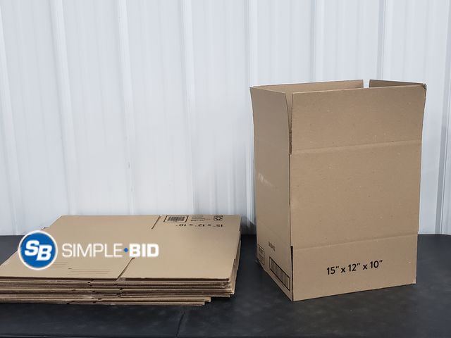 Lot 58-72012 - Lot of (14) Brown Boxes - 15 x 12 x 10"