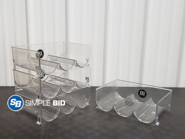 Lot 58-67855 - Lot of (4) M Design Fridge Organizers - used but in good condition