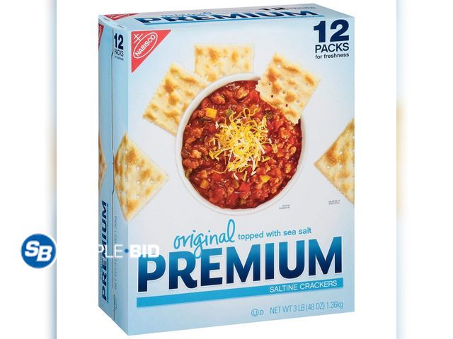Lot 58-67401 - Nabisco Original Premium Saltine Crackers (48 Ounce) - unopened - expired