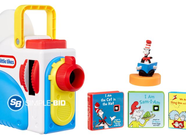 Lot 58-58910 - Little Tikes Dr. Seuss Story Dream Machine Dr. Seuss Starter Pack - appears unused - open package