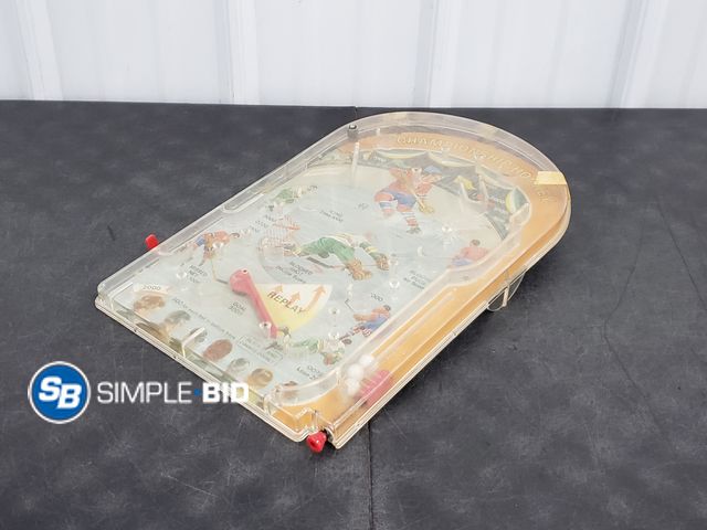 Lot 58-74203 - Championship Hockey Hand held Pinball Game