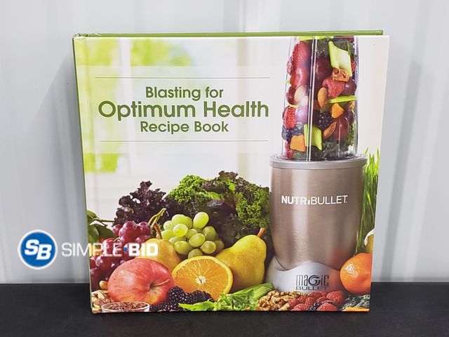 Lot 58-36591 - Hardcover NUTRiBlast Blasting for Optimum Health Recipe Book