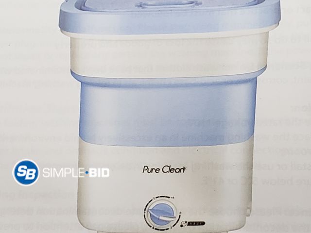 Lot 58-80344 - Pure Clean Foldable Mini Washing Machine