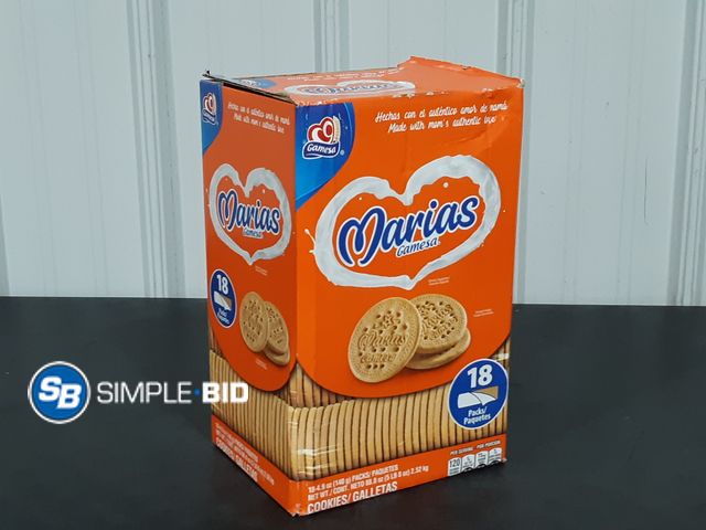 Lot 58-25981 - Marias Gamesa COOKIES 18 packs - unopened