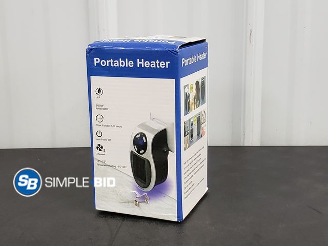 Lot 58-58664 - New Portable Heater Plug in