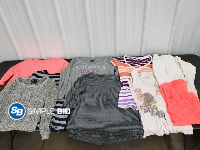 Lot 58-50404 - Lot of Women's Clothing American Eagle - variety of styles - mostly SIZE XS - S - used but in good c...