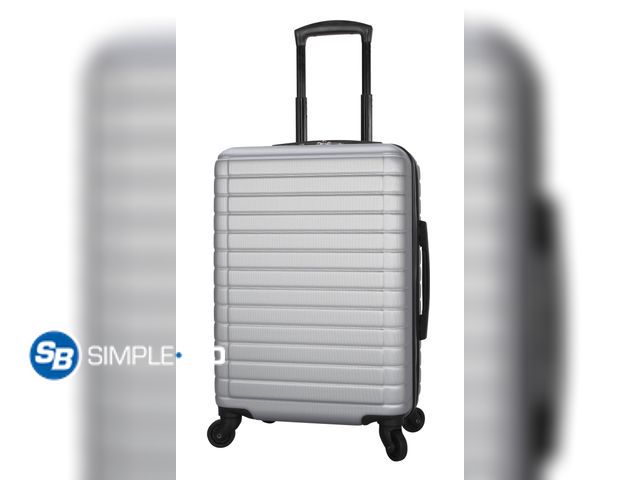 Lot 58-51520 - New Protégé Vacationer 20-inch Carry-on Expandable Hardside Luggage Suitcase With 360-Spinner Wheels...