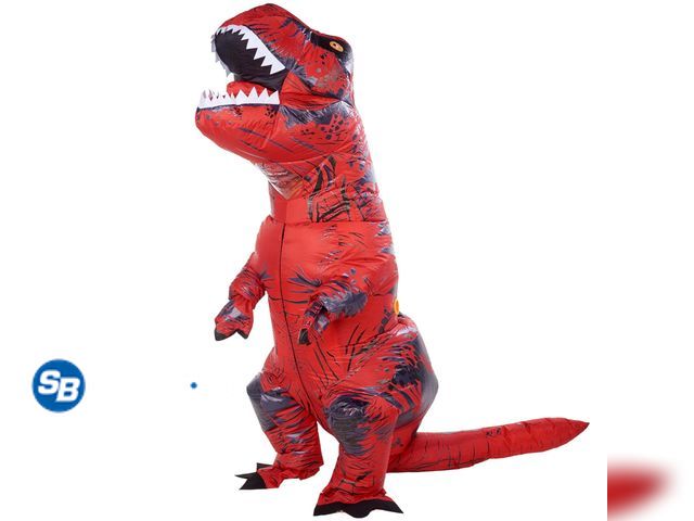 Lot 58-32321 - Husfou T-Rex Inflatable Dinosaur Costumes for Adults, Halloween Party Dress Cosplay, One Size - appe...