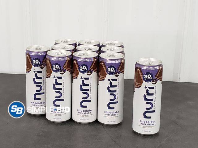 Lot 58-84081 - Lot of (11) Nutri Chocolate Shake Drinks - BB 6/27