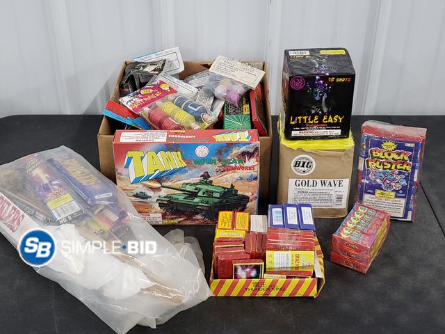 Lot 58-54490 - Lot of (2) Boxes of Fireworks