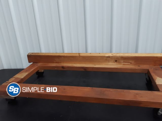 Lot 58-77033 - Rolling Wooden Cart