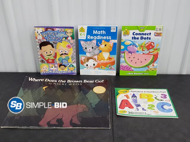 Lot 58-72239 - Lot of (5) Kids Summer Fun Learning/Activity Books