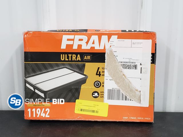 Lot 58-67976 - FRAM Ultra Air Filter - 11942 - Appears Unused