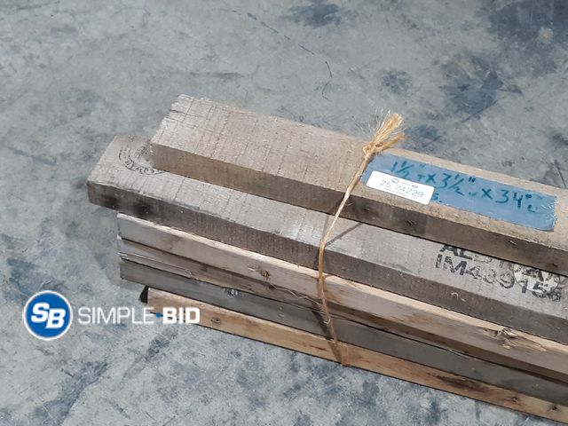 Lot 58-24229 - Lot of (11) Pieces of Wood - 1 1/2 x 3 1/2 x 34"