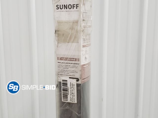 Lot 58-56437 - Sunoff Black out Roller Shade - 58 x 72"