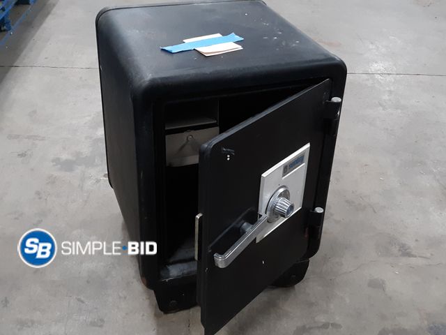 Lot 58-38698 - Sentry Safe with a coin holder or important papers lock - approx 16 1/2" x 23 1/2" - used but in goo...