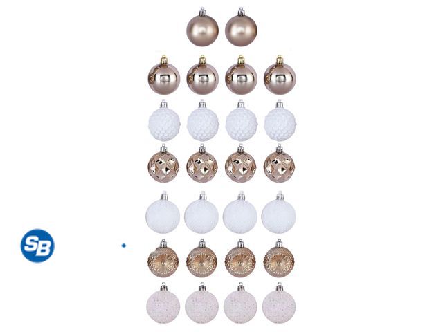 Lot 58-17991 - CHRISTMAS IN JULY! New Holiday Time 26 Shatterproof Ornaments