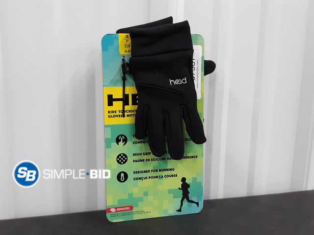 Lot 58-37587 - HEAD Kid's Touchscreen Gloves - SIZE SMALL (4-6) - appear unused