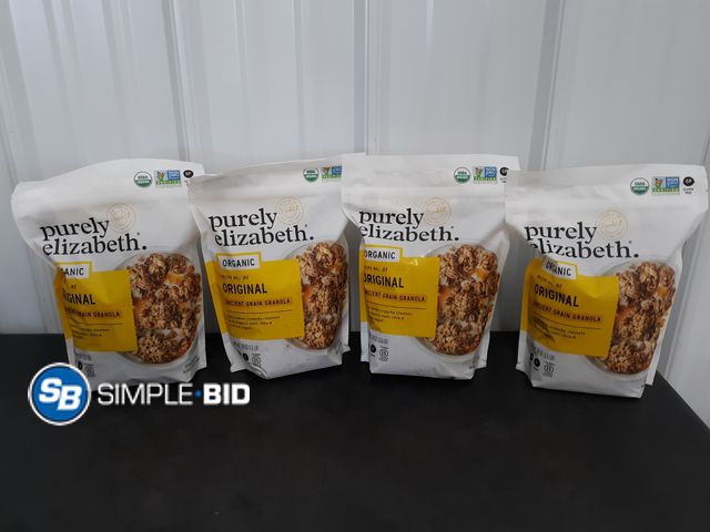 Lot 58-78462 - Lot of (4) Purely Elizabeth Original Granola - unopened - expired