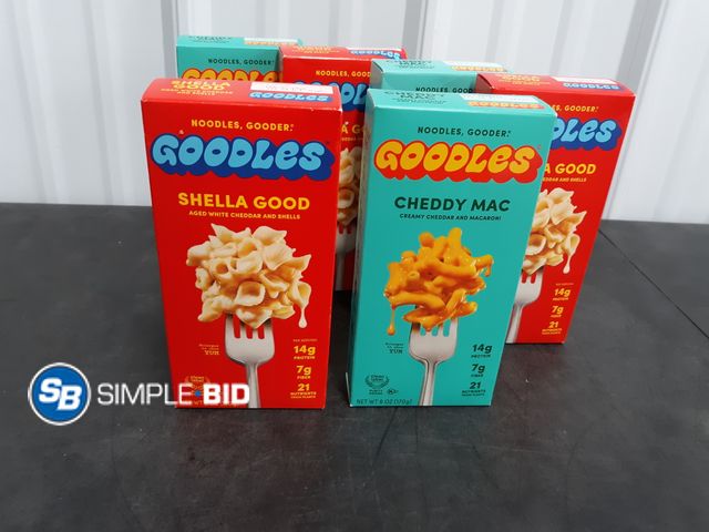 Lot 58-39221 - GOODLES! Lot of (6) Goodles Mac and cheese (3) SHELLA GOOD (3) CHEDDY MAC - unopened - out of box be...
