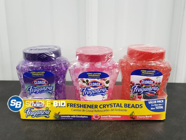 Lot 58-40445 - Lot of (3) Clorox Graganzia Air Freshener Crystal Beads