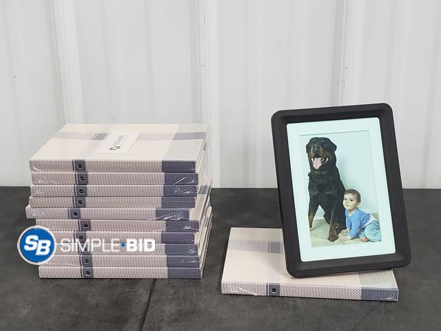 Lot 58-80987 - Lot of (12) New  Black 5x7 Picture Frame Fits 5x7 Photo or 4x6 with Mat, Acrylic Front &amp; Durable...