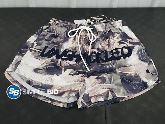 Lot 58-74819 - Unshackled Light Camo Shorts for Men - Size Large - Appears Unused