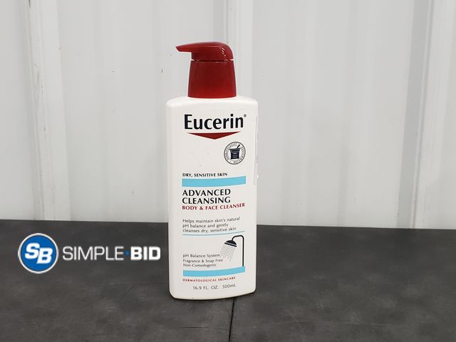 Lot 58-57776 - New Eucerin Advanced Cleansing Body and Face Cleanser - 16.9 fl oz