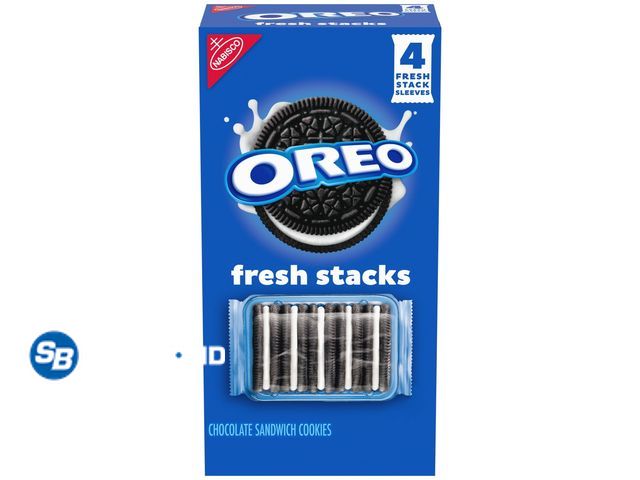 Lot 58-71895 - Lot of (4) OREO Fresh Stacks Chocolate Sandwich Cookies, Travel Snacks, 8.05 oz (4 Multi Snack Packs...