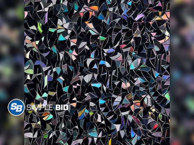 Lot 58-41377 - Lot of (2) New QHY Sunshine Total Blackout Window Film Privacy， Frosted Glass Window Film，Black Wind...