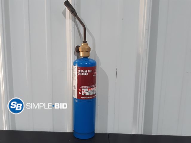 Lot 58-32760 - Propane Torch with Fuel Cylinder