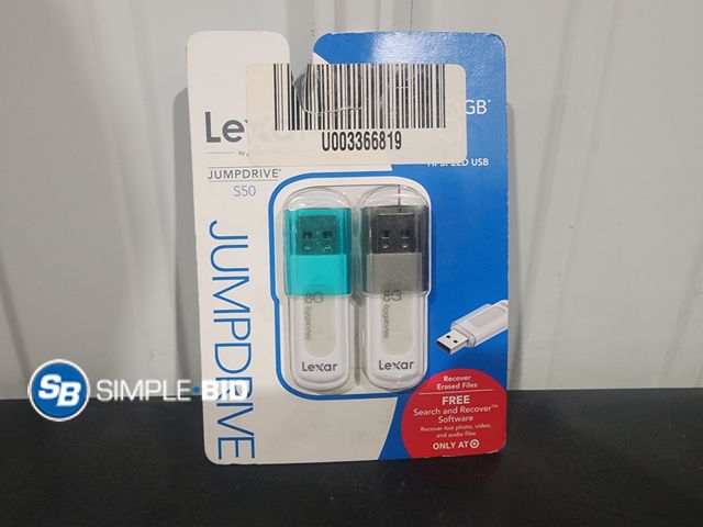 Lot 58-34633 - New Lexar Jumpdrive S50 - set of (2)