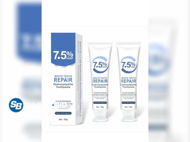 Lot 58-55408 - Lot of (2) New Croent 7.5% White Tooth Repair Toothpaste