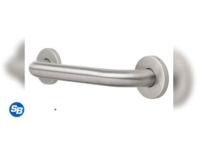 Lot 58-58099 - New Mainstays 12 in. Grab Bar, 1.25 in., Concealed Screws, Stainless Steel Finish