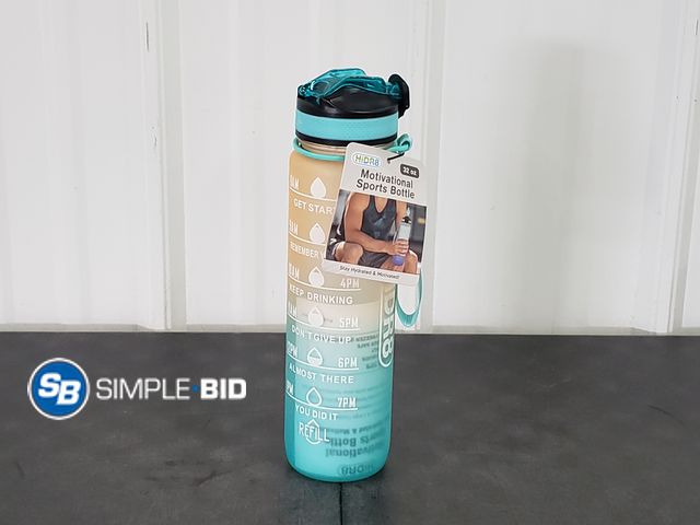 Lot 58-68549 - HiDR8 - Motivational Sports Bottle 32oz - New