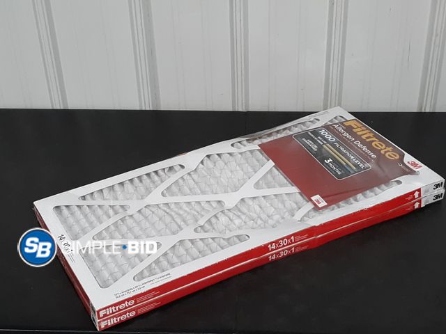 Lot 58-26558 - Lot of (2) Filtrete/3M  Filters - 14 x 30x 1