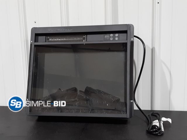 Lot 58-28892 - Electric Fireplace Insert - 19 1/2" Wide 16 1/2"  Tall - Appears Used
