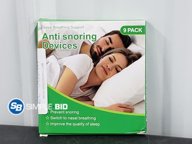 Lot 58-58257 - New Anti Snoring Devices - 9 pack
