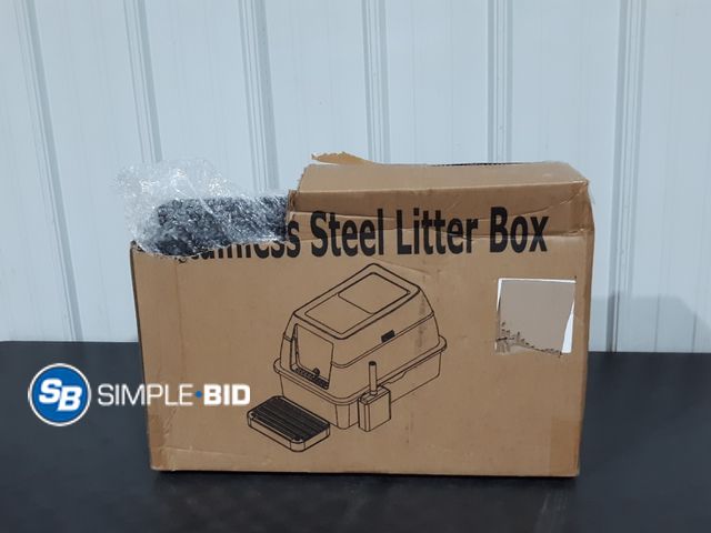 Lot 58-32473 - Stainless Steel Litter Box