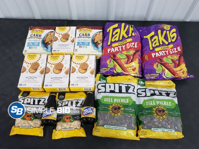 Lot 58-80709 - FOOD LOT! Lot of Various Foods - unopened - expired