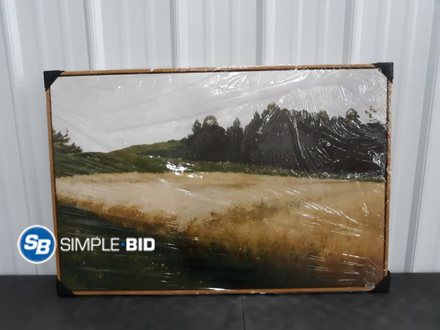 Lot 58-57056 - New KISSFOX Vintage Framed Wall Art Decor Modern Farmhouse Fall Landscape Pictures Paintings Wall De...