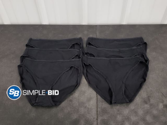 Lot 58-39717 - Women's Amazon Essentials Briefs - SIZE XS - 6 pairs - unworn - out of package