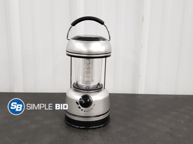 Lot 58-84375 - 12" Tall Table Lantern Battery Operated, (Works)