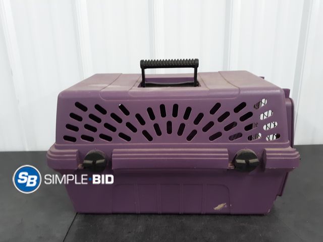Lot 58-67047 - Pet Carrier for Smaller Animals - 10" x 17" - Used - Needs a Good Cleaning