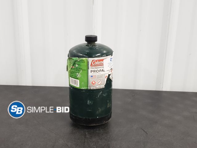 Lot 58-77620 - Coleman 16.4oz Propane fuel tank