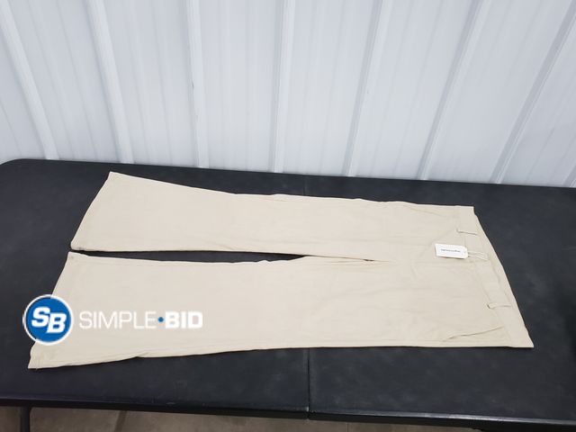 Lot 58-83019 - Ouku Tan Colored Corderoy Looking Pants - Size Medium - NWT