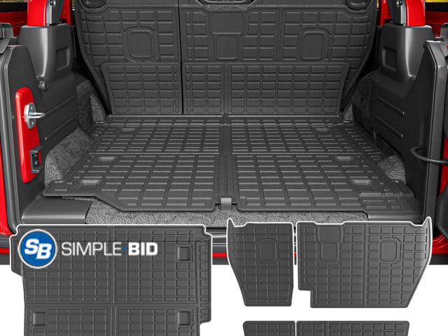 Lot 58-56227 - powoq Cargo Mat Compatible with 2018-2025 Jeep Wrangler JL Unlimited