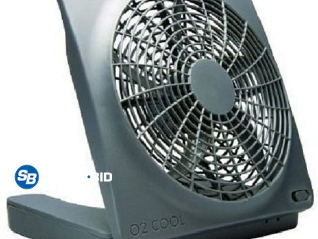 Lot 58-68338 - New O2COOL 10 inch Battery or Electric Portable Fan, Camping Fan, Tent Accessory