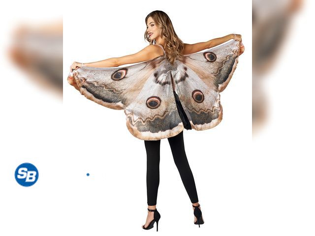 Lot 58-32419 - Seasons Women Moth Cape Wings,One Size - appears unused