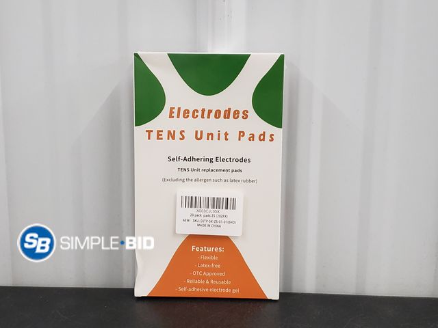 Lot 58-52168 - Electrodes TENS Unit Pads - Self Adhering Electrodes